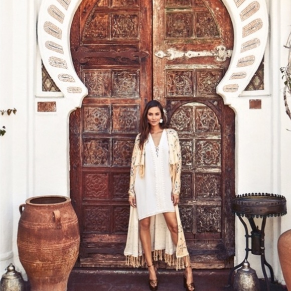 Rachel Zoe Other - Bindya white lace-up coverup